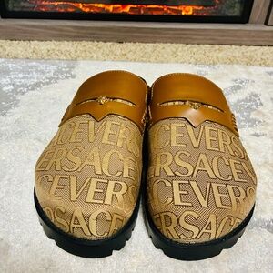 Versace | Shoes | Versace 09707 Medusa Mens Brown Suede  display picture 1
